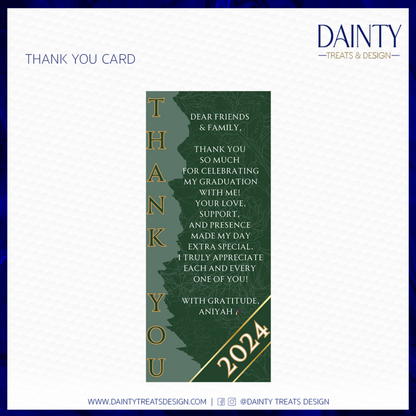 Thank You Card Design