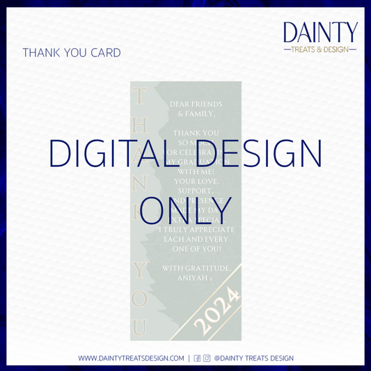 Thank You Card Design